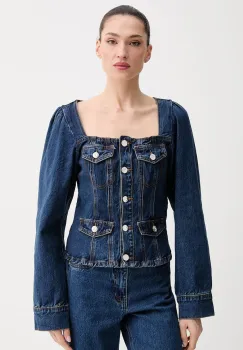 Gestuz camasa pentru femei, din denim imagine