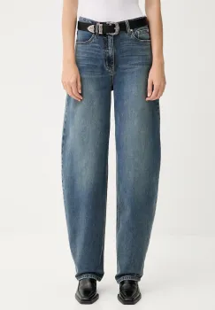 Gestuz jeans high waist, 10910574 imagine