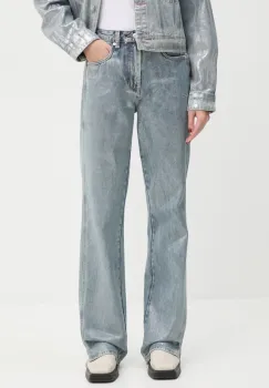 Gestuz jeansi femei high waist, 10909560 imagine