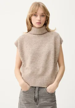 Gestuz vesta din amestec de lana imagine