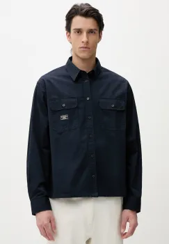 Guess Jeans Camasa barbateasca de bumbac imagine