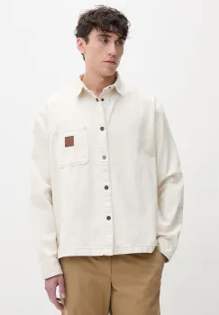 Guess Jeans Camasa barbateasca din denim imagine