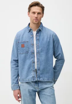 Guess Jeans camasa pentru barbati, din denim imagine