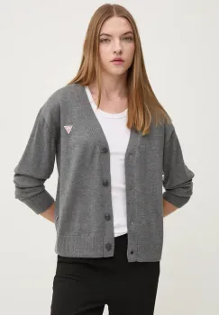 Guess Jeans cardigan din amestec de lana imagine