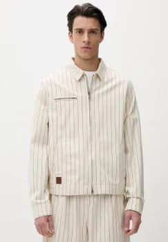 Guess Jeans jacheta barbateasca din bumbac imagine