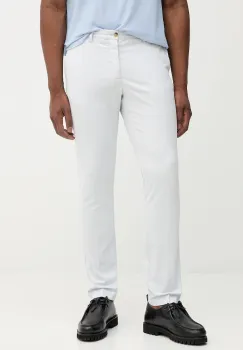 Hackett London pantaloni culoarea gri, cu fason chinos, HM2100007R imagine