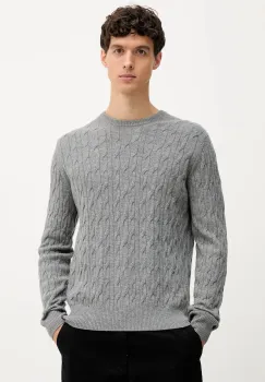 Hackett London pulover de lana culoarea gri, light, HM7000079 imagine