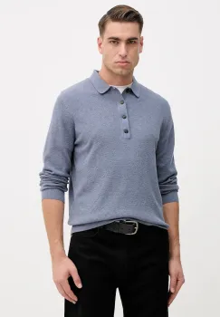 Hackett London pulover din amestec de lana light, HM7000112 imagine