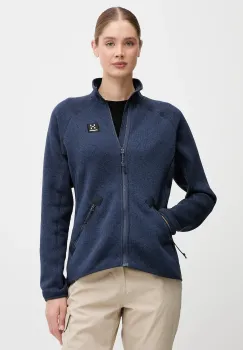 Haglofs hanorac in aer liber Risberg culoarea bleumarin, uni, 607384 imagine