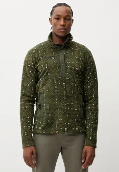 Haglofs hanorac Mora Mid culoarea bleumarin, cu imprimeu, 606556 imagine