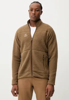 Haglofs hanorac Mossa Pile culoarea gri, uni, 606539 imagine