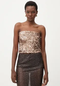 Haveone bluza culoarea maro, uni, RMA-P054 imagine