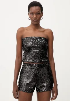 Haveone bluza culoarea negru, uni, RMA-P054 imagine