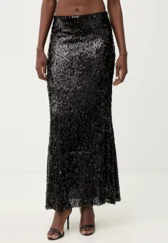 Haveone fusta culoarea negru, maxi, evazati, GMA-P120 imagine