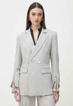 Haveone sacou cu doua randuri de nasturi de dama imagine