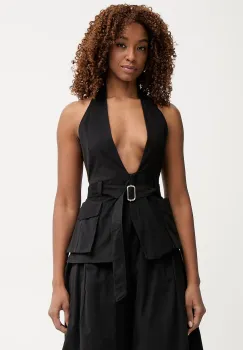 Haveone vesta pentru femei, cu lyocell imagine