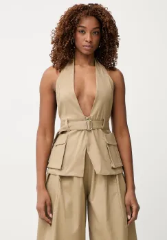 Haveone vesta pentru femei, cu lyocell imagine