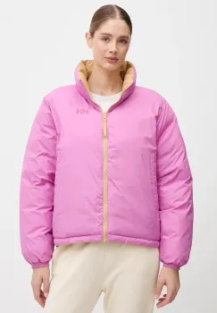 Helly Hansen geaca cu doua fete YU 23 REVERSIBLE PUFFER culoarea roz, de iarna, oversize, 54061 imagine