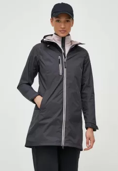 Helly Hansen geaca femei, culoarea negru, de tranzitie 62650 imagine