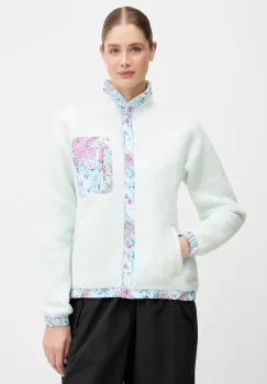 Helly Hansen hanorac fleece IMPERIAL culoarea verde, uni, 63372 imagine