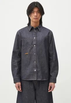 Helmut Lang camasa din denim Curved Cl Shirt.Bkly imagine