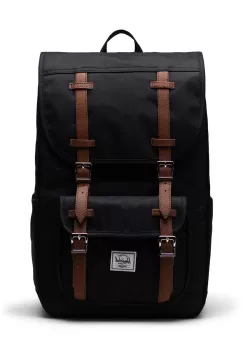 Herschel rucsac 11391-00001-OS Little America Mid Backpack culoarea negru, mare, modelator imagine