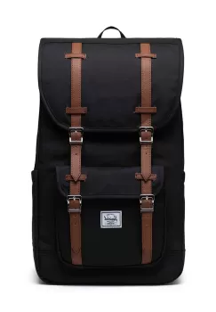 Herschel rucsac Little America Backpack culoarea negru, mare, neted imagine