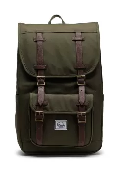 Herschel rucsac Little America Mid Backpack culoarea verde, mare, neted imagine