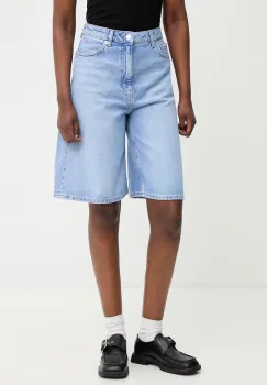 HUGO bermude pentru femei, din denim Gelita_1 imagine