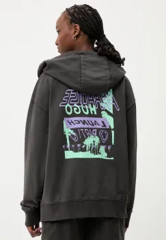 HUGO Blue hanorac cu fermoar pentru femei, din bumbac Doa B_4 imagine