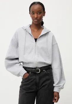 HUGO Blue Hanorac cu fermoar si gluga de dama din bumbac Dolpie_B imagine