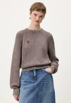 Hugo Blue pulover de bumbac Slipery_B imagine