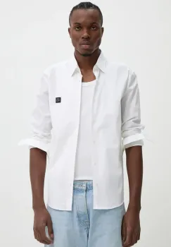 HUGO camasa barbateasca din bumbac cu elastan Ermo imagine