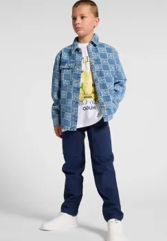 HUGO camasa din denim pentru copii imagine