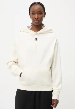 HUGO hanorac cu gluga de dama din bumbac Delfinia imagine