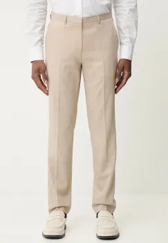 HUGO pantaloni de lana Hesten253X imagine