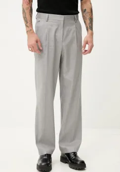 HUGO pantaloni din amestec de in imagine