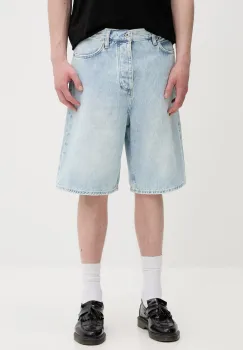 HUGO pantaloni scurti albastri pentru barbati, din bumbac MASON/S imagine