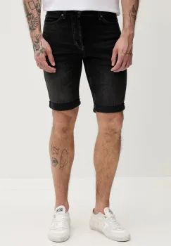 HUGO pantaloni scurti barbatesti din denim HUGO 634/S imagine