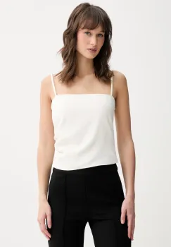 HUGO top pentru femei, cu amestec de vascoza Cabivea imagine