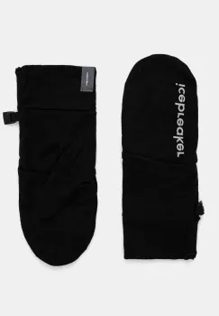 Icebreaker manusi Merino Sierra Convertible culoarea negru, IB0A573F0011 imagine