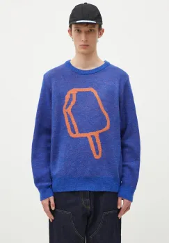 ICECREAM pulover din amestec de lana Popsicle Crewneck barbati, IC24436 imagine