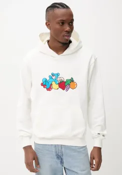 Inbetweeners hanorac de bumbac culoarea bej, cu gluga, cu imprimeu, S5TWUAHS032 imagine