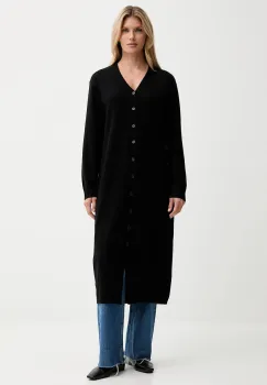 ISABELLE BLANCHE cardigan din amestec de lana culoarea negru, light, IS25FW-M184-F008 imagine