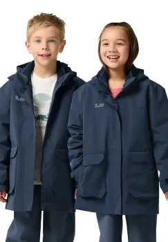 Jack Wolfskin geaca copii 3IN1 CANVEY KIDS culoarea bleumarin, A65315 imagine