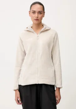 Jack Wolfskin hanorac Rotwand culoarea bej, cu gluga, uni, A61897 imagine