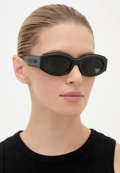 Jimmy Choo ochelari de soare culoarea negru, 0JC6002U imagine