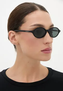 Jimmy Choo ochelari de soare rotunzi pentru femei imagine