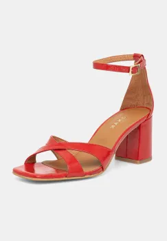 Jonak sandale de piele VANOU culoarea rosu, 3800055 imagine