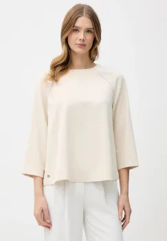 Joop! bluza culoarea bej, uni, 30100460 imagine